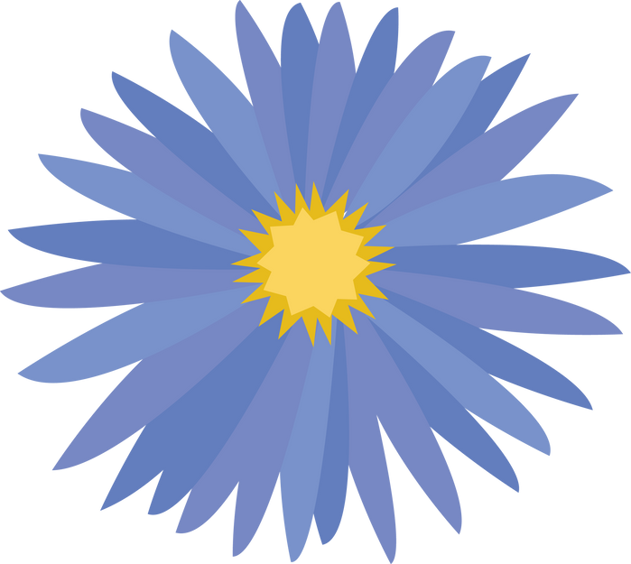 Purple Flower Illustration